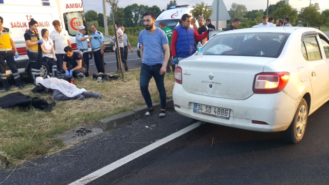Samsun’da Otomobil Motosiklete Çarptı: 1 Ölü