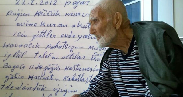 100 Yaşında Hayatını Kaybeden Dedenin Günlüğünden Eşine Yazdığı Aşk Satırları Çıktı