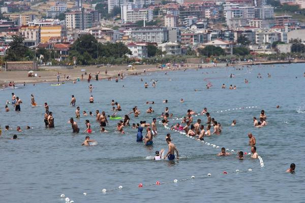 Samsun’da Bayramda Plajlar Doldu