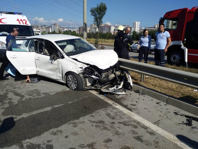 Samsun’da Zincirleme Trafik Kazası: 5 Yaralı