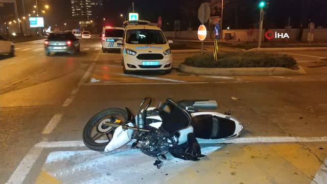 Samsun Tıra Çarpan Motosiklet Sürücüsü Ölümden Döndü
