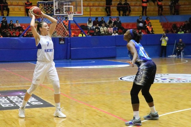 Kadınlar Basketbol Süper Ligi: Hatay Büyükşehir Belediyespor: 104 – Samsun Canik Belediye: 69