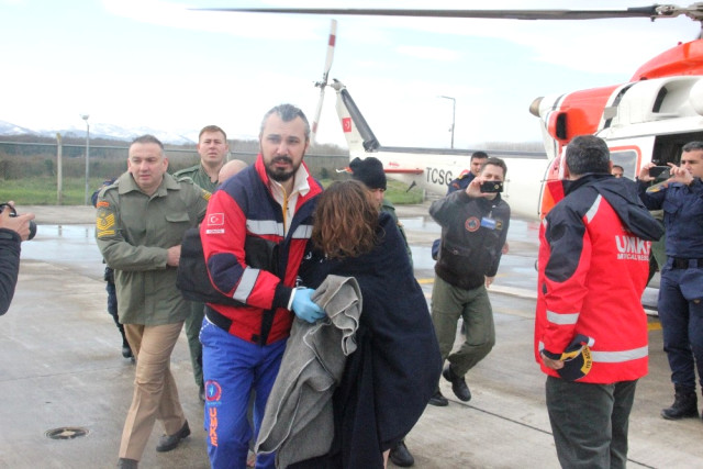 Karadeniz’de Batan Gemiden 6 Kişi Kurtarıldı