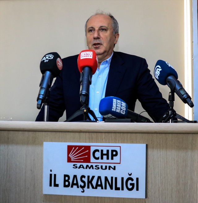 CHP’li Muharrem İnce, Samsun’da Aday Tanıtım Toplantısına Katıldı