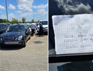 Pendik’te otomobilini yanılgılı park eden gurbetçiye not bıraktılar: Hainlik yalnızca toprak bütünlüğüne atak değildir