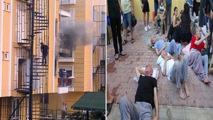 Huzurevindeki klima bomba üzere patladı! Dumandan etkilenenler hastaneye kaldırıldı