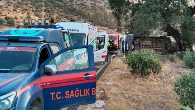 Milas-Bodrum Karayolunda Cins Minibüsü Kazası: Çok Sayıda Yaralı