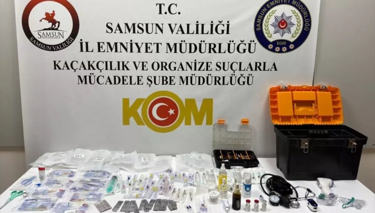 Samsun’da Sıhhatsiz Ortamda Koruma Edilen İlaç ve Tıbbi Gereç Bulunduran Zanlı Gözaltına Alındı