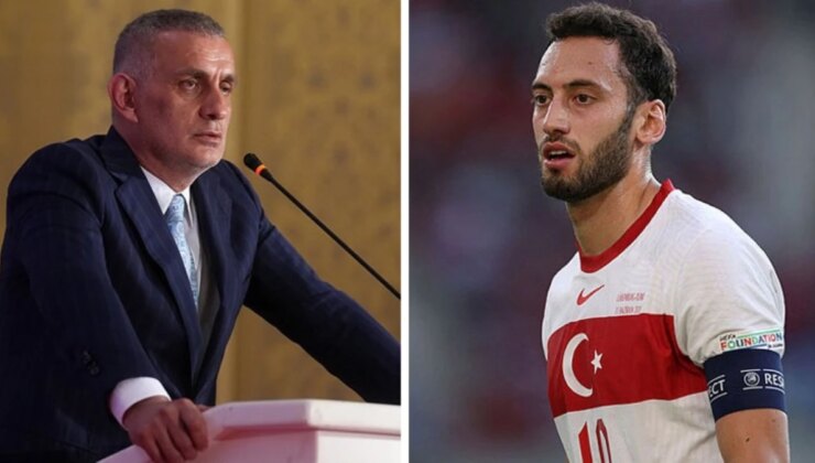 TFF Başkanı Hacıosmanoğlu, Hakan Çalhanoğlu’nun kullandığı söze takıldı: Bir ekibin kaptanı bunu demez