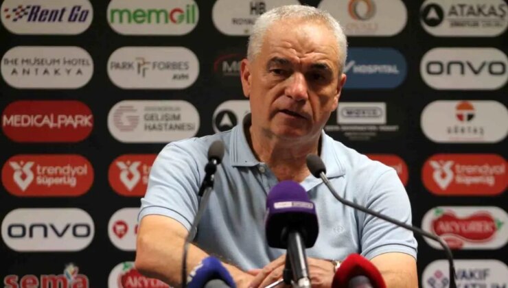 Hatayspor Teknik Yöneticisi İstek Çalımbay: ‘İlk yarıda kolay kusurlar yaptık’