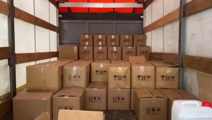 Samsun’da Kaçak Alkol Operasyonu: 2 Bin 40 Litre Etil Alkol Ele Geçirildi