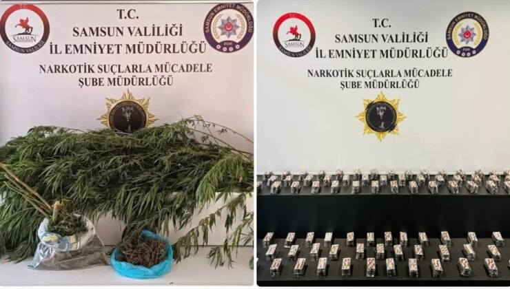Samsun’da Uyuşturucu Operasyonu: 3 Gözaltı