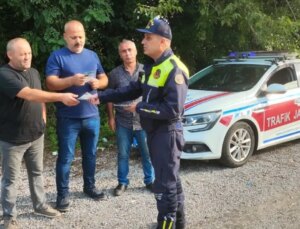 Samsun Jandarma’dan 1123 Okul Servisi Şoförüne Trafik Eğitimi