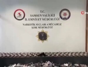 Samsun’da 92 Bin 400 Adet Sentetik Ecza Ele Geçirildi