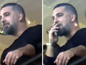 Kırmızı kart gören Arda Turan bu türlü sakinleşmeye çalıştı